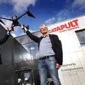 John Rippon Programme Manager of the Buckinghamshire Local Enterprise Partnership and Kieran Arnold, Chief Architect of Future Networks and Systems at Satellite Applications Catapult