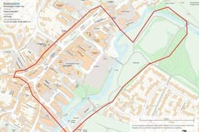 A dispersal order will be in force within the highlighted area during this weekend's Buckingham Charter Fair