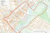 A dispersal order will be in force within the highlighted area during this weekend's Buckingham Charter Fair