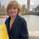 Sue Farrington Smith campaigning at Westminster