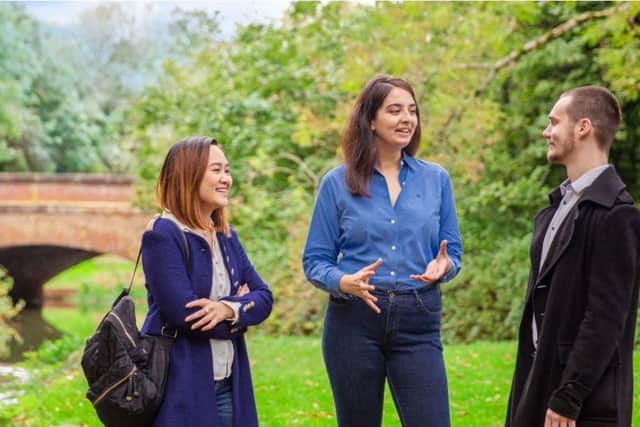 Students at The University of Buckingham