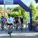 Stewart Batchelor, chairman of Winslow Wheelers, on last year's North Bucks Bike Ride