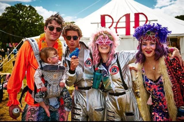 Festival goers enjoying themselves at ALSO24