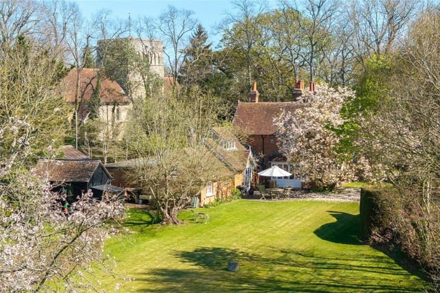Tythe House in Stewkley features two acres of garden