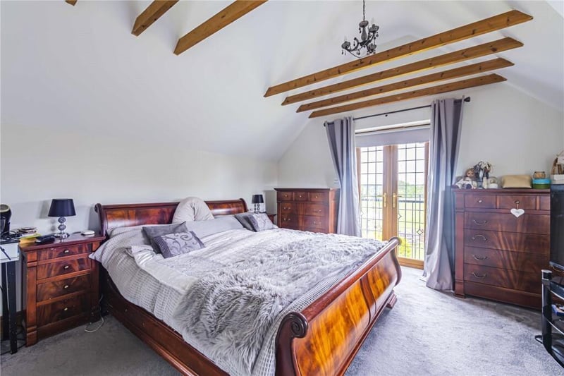 This is one of five bedrooms in the home - with three bedrooms on the first floor and two on the ground.