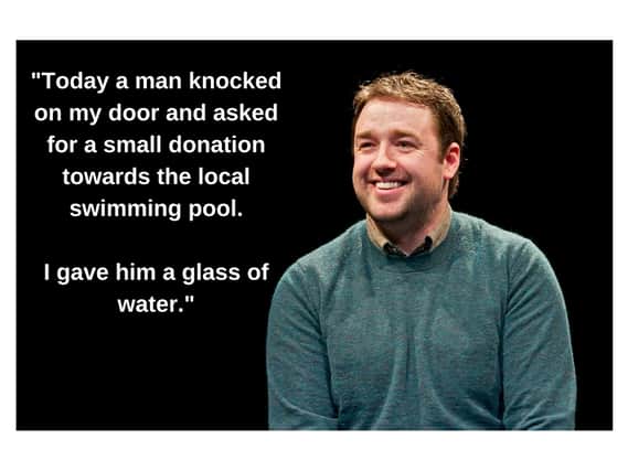 Here are Jason Manford's funniest jokes and one-liners (Photo: University fo Salford Press Office / Wikimedia Commons)
