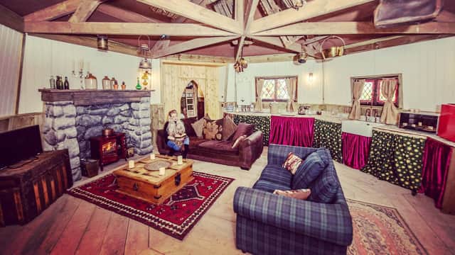 The main living room in the Grounds Keeper's cottage (Photo: Charlotte Graham)