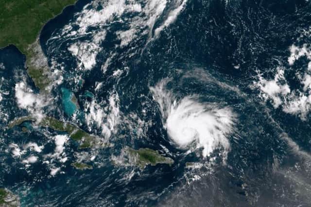 In this NOAA GOES-East satellite image, Hurricane Dorian leaves the Caribbean Sea and tracks towards the Florida coast (Image: Getty)