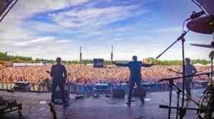 Tony Hadley playing a previous Let's Rock festival. Picture (c) Let's Rock 2019