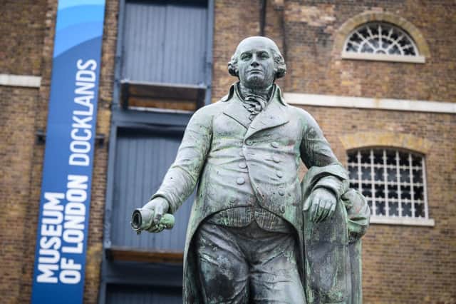 A statue of slave trader Robert Milligan has been removed (Getty Images)