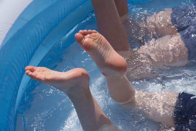 The paddling pool is perfect for hot summer days. (Photo: Shutterstock)