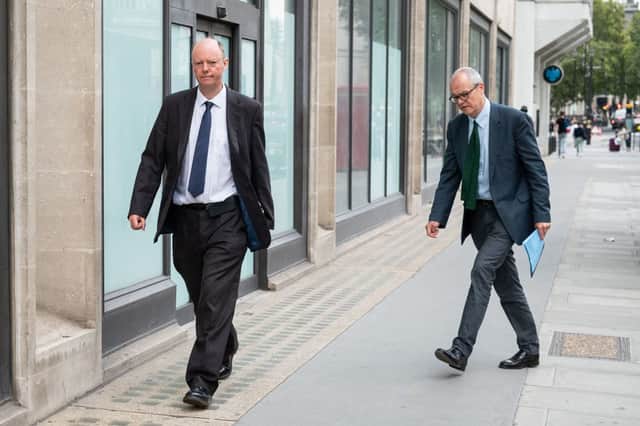 Chief Medical Officer Professor Chris Whitty and chief scientific adviser Sir Patrick Vallance are expected to address the nation at 11am today (Photo: Leon Neal/Getty Images)
