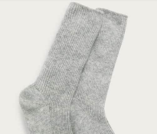 White Company Cashmere Bed Socks: £36