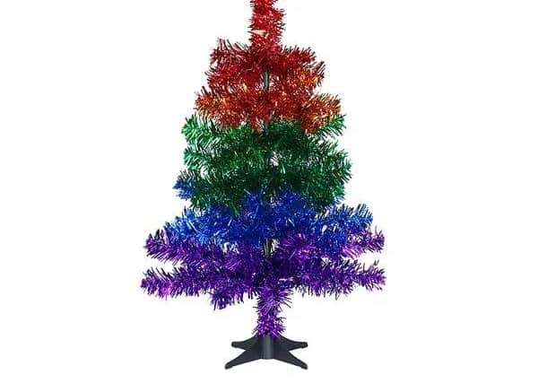 Paperchase Rainbow Christmas Tree, 3ft £25.00