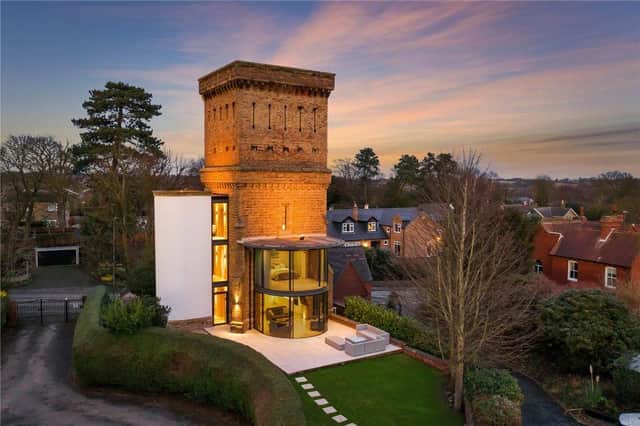This stunning converted water tower was the most-viewed home on Rightmove in January. (Picture: Rightmove)