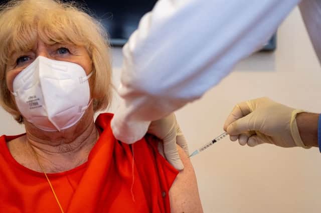 Germany has halted the use of the Oxford vaccine among people under 60, despite expert advice  (Photo by LENNART PREISS/AFP via Getty Images)
