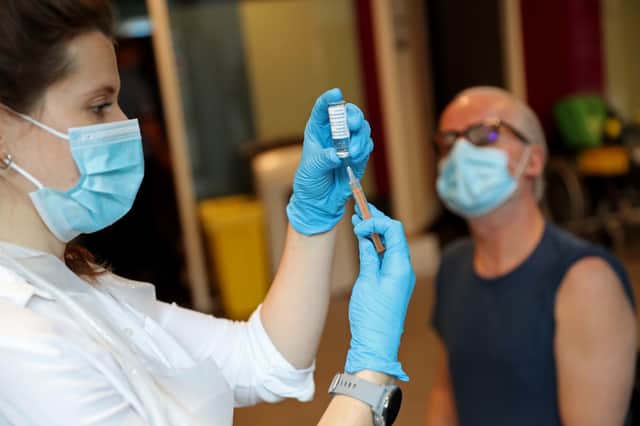 Prime Minister Boris Johnson is also scheduled to receive his first dose of the AstraZeneca vaccine (Photo: Chris Jackson/Getty Images)