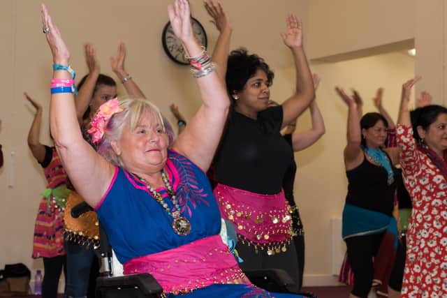 A Bollywood dance masterclass held at Aylesbury Healthy Living Centre