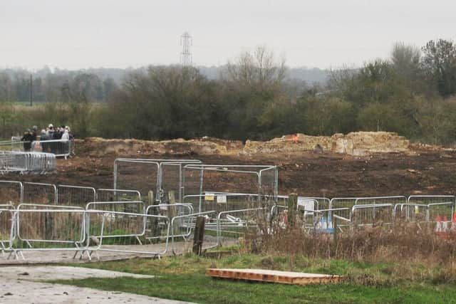 View of Church site in woodland after HS2 initial site clearance