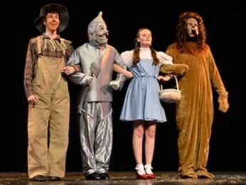 After a tornado whisks away a young Kansas farm girl, Dorothy, to the magical land of Oz, she starts her quest to find the mighty Wizard of Oz who has the power to send her home. Along the way she meets a Scarecrow, a Tin Man and a Cowardly Lion who help her on her journey. Including many of the songs from the musical.