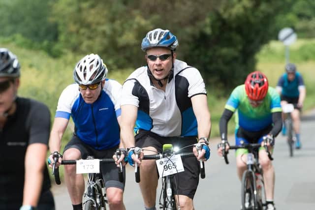 Cyclists taking part in this year's Tour de Vale bike ride
