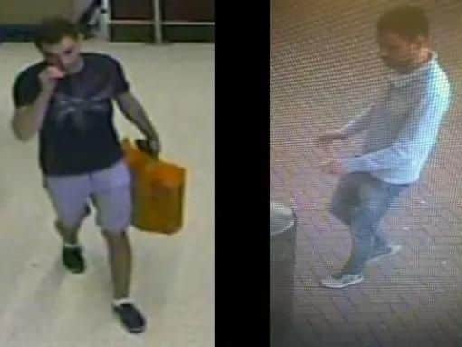 Police have released CCTV images in connection with incidents of fraud at a number of Sainsbury's stores - including the branch in Aylesbury