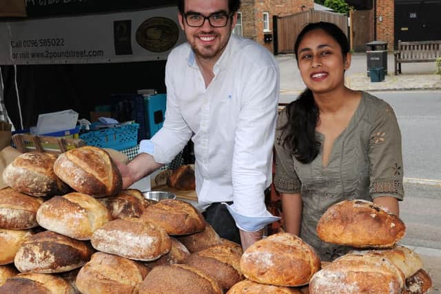 Bread makers at the Wendover artisan food market