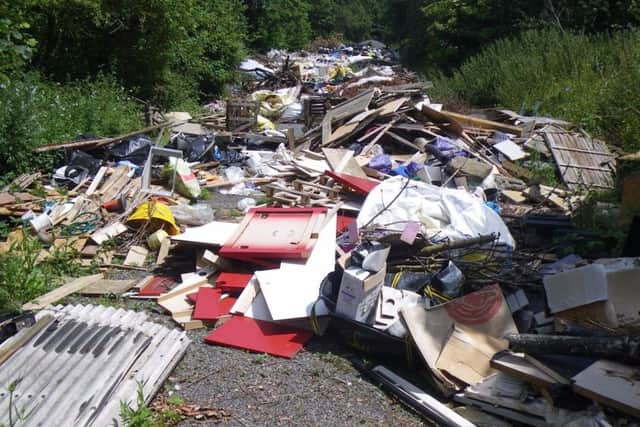 The waste dumped at Black Grove, Waddesdon, by Anthony Richards