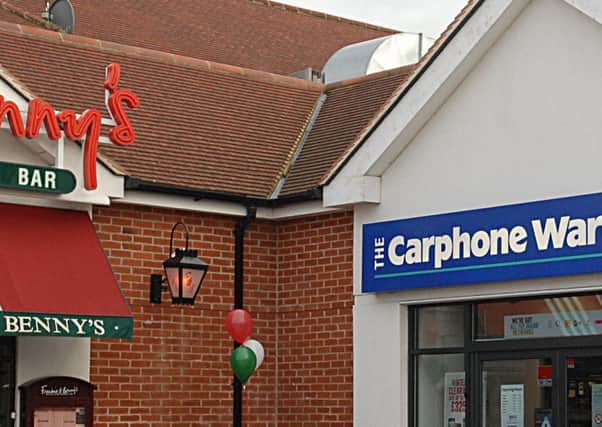 Frankie and Benny's, next to Carphone Warehouse, has closed down because its lease has expired