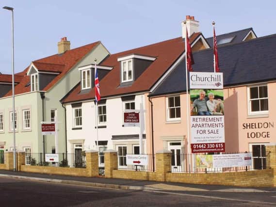 Could you name Churchill's new town centre retirement home?