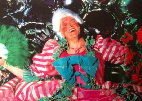 Gordon Bishop during one of his many appearances as the pantomime Dame in Aylesbury