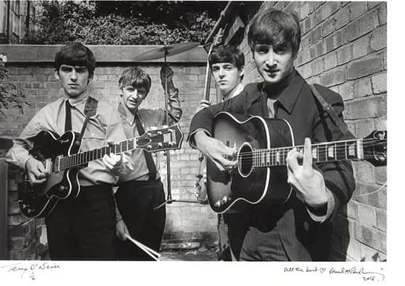 The Beatles photo by Terry O'Neill.