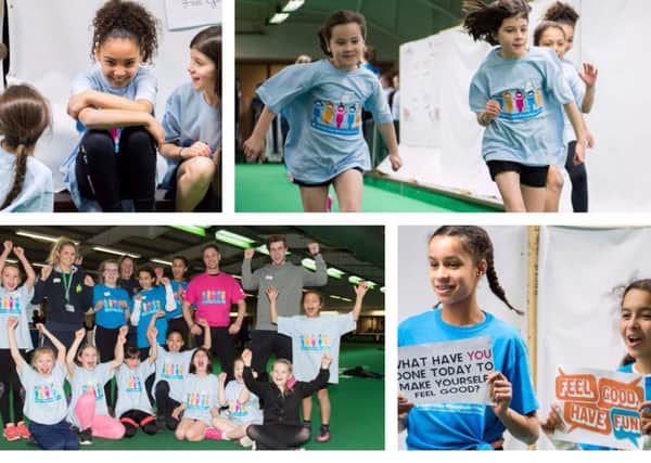 Photos from the launch of Stepping Up For Change at Stoke Mandeville Stadium - these show students from Aylesbury High, Bedgrove Junior, Haydon Abbey and Ashmead Combined schools