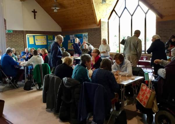 Thame parishioners hold Lent lunch