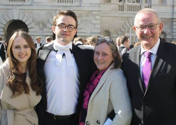 The Hilsdon family - from left Emily, Oli, Jayne and Tim
