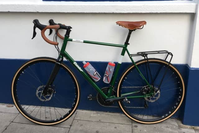 Alex Clark's round the world bike