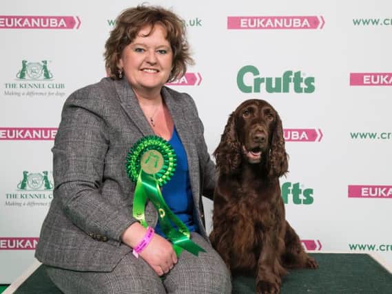 Gretel with her award winning pooch, Florence