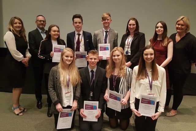 A team from the John Colet School in Wendover took part in the sales apprentice challenge