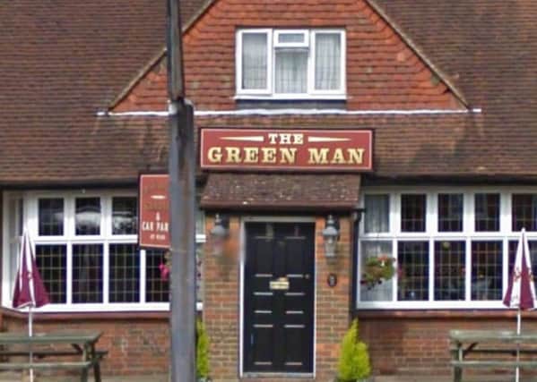 The accident happened close to the Green Man pub in Mursley