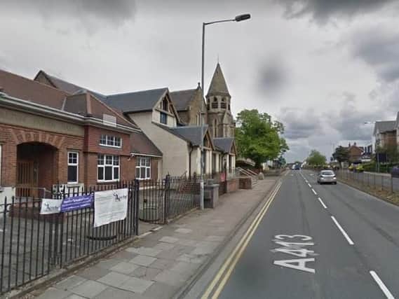 The scene of the crime in Walton Street