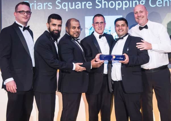 The Friars Square team with their award
