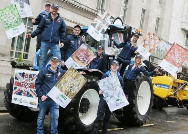 Young farmers at the Lord Mayor's Show 2017 in London