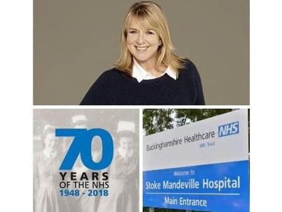 Fern Britton and Stoke Mandeville celebrate 70 years of the NHS