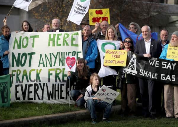 Library image of a fracking protest