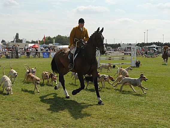 The Kimblewick Hunt at the Thame Show in 2011