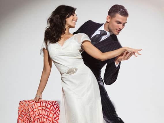 Janette Manrara and Aljaz Skorjanec