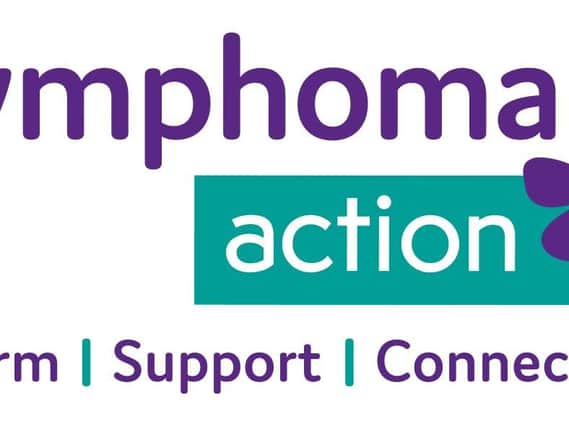 Lymphoma Action UK's new logo