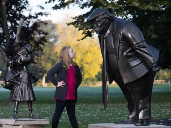 Statues of Matilda and Donald Trump are being unveiled near Great Missenden