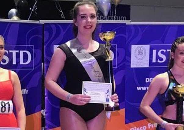 Hollie Gilchrist was among the winners from Kandeez School of Dance's team