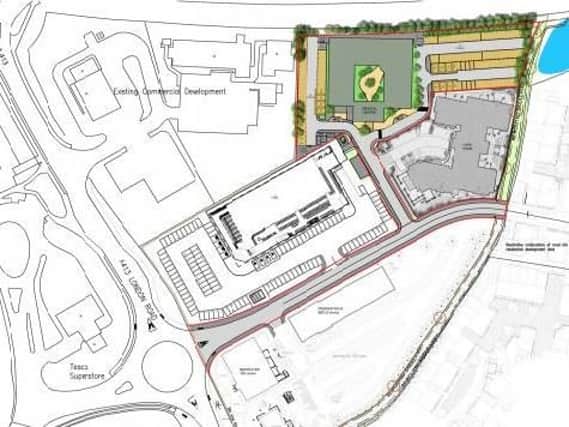 Lace Hill health centre site plan